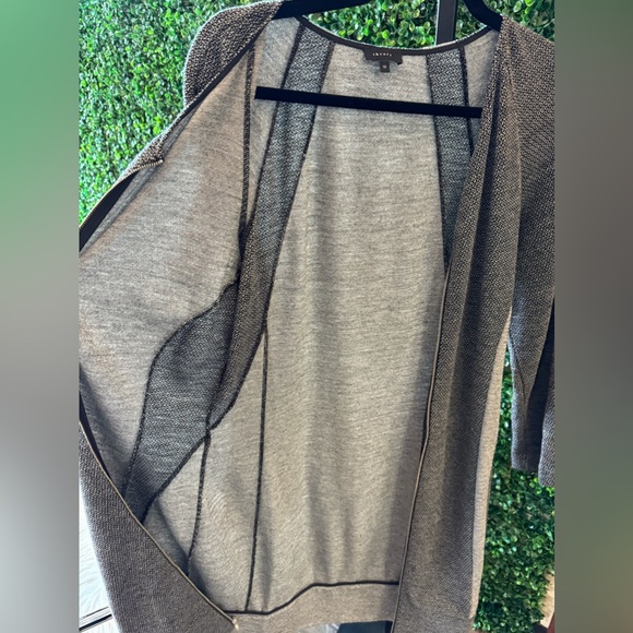 Theory Cheyenne Zipper Front Color Block Dress - Picture 4 of 9